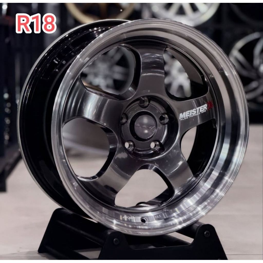 Velg Work Meister X1 FF1 Hyper Black Lips Polish 5x114