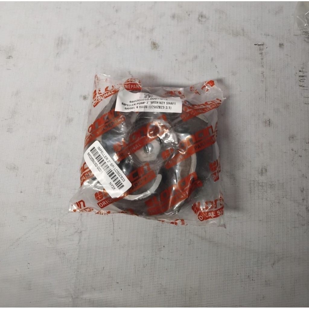 Impeler WP20 Spie Loncin / Kipas Pompa Air Sawah 2Inch Spie Loncin As20mm ORI