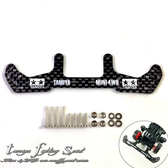 Rep Akar Tamiya Carbon Multi Roller / Akar Tamiya Mini 4WD 95478 Carbon 1.5mm - FRC51