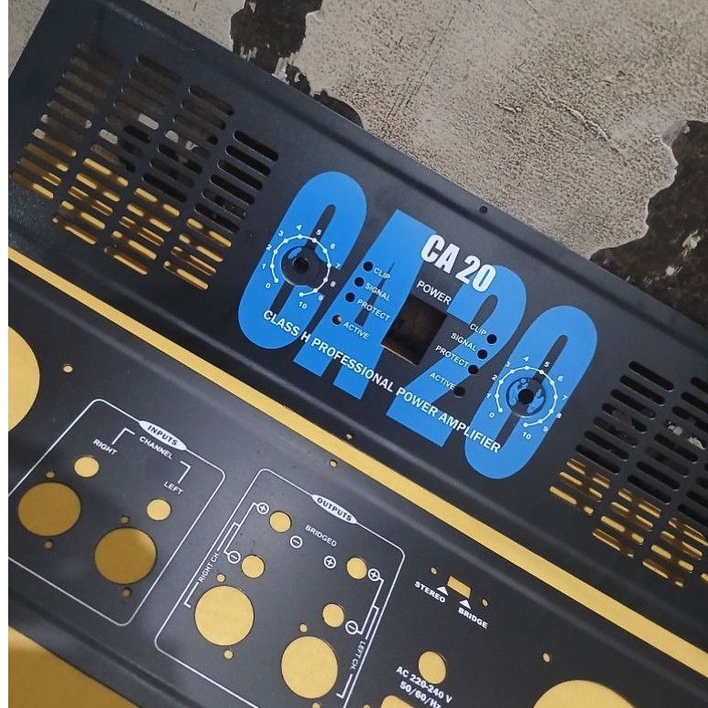 Panel Box Power CA 20 - Set Aksesoris Lengkap, Bahan Besi Tebal, Dimensi 14 x 48 cm