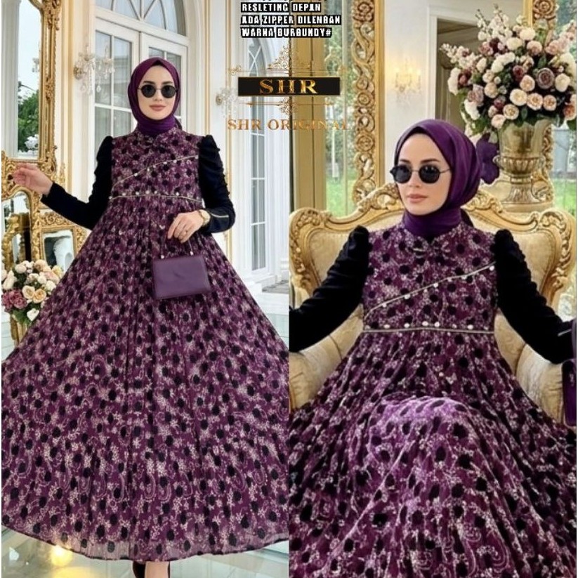MIDI POLKADOT bordir bolong ori SHR