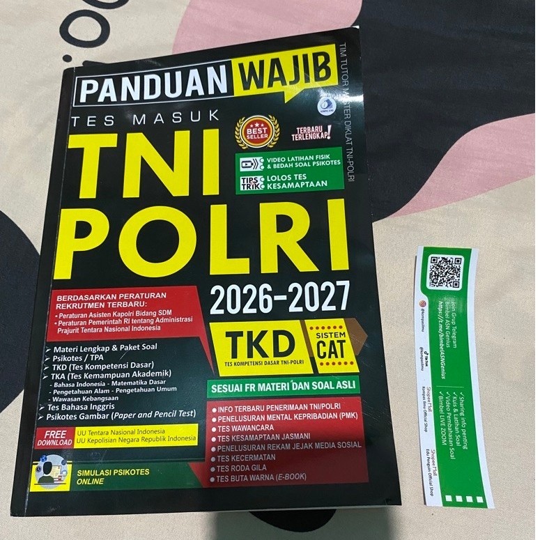 preloved konten Buku Tes TNI POLRI 2026-2027 Panduan Wajib