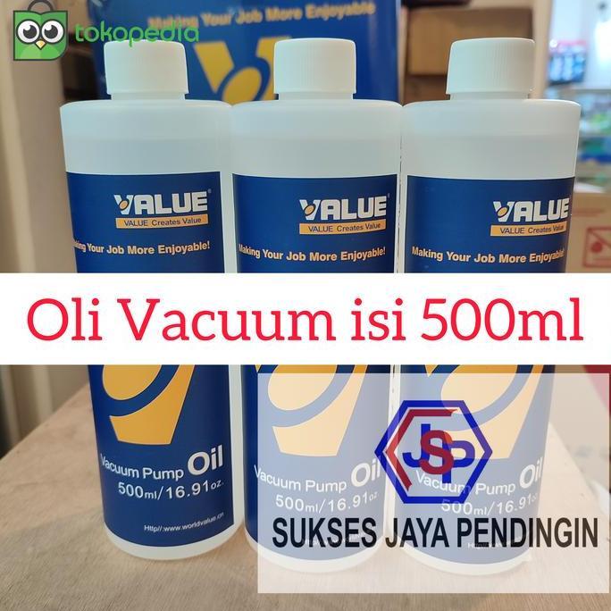 DV201 - Oli Vacuum Value 500ml / Oli Vacum AC / Vacuum Pump Oil Value 500ml