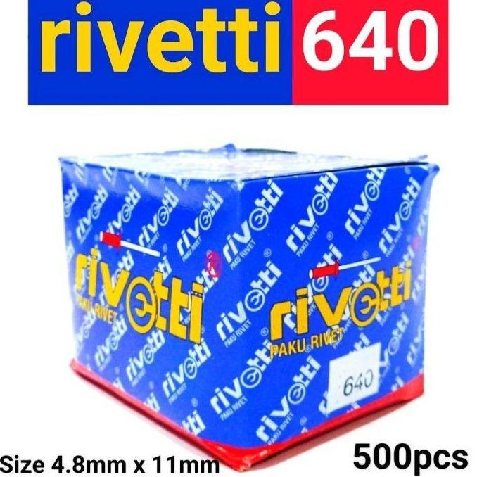 BEBAS ONGKIR - PAKU RIVET BLIND RIVET 640 Harga 1 dus 500 Pcs 1 kg