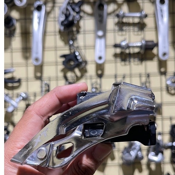 fd shimano deore XT M780 3 speed klem 34,9