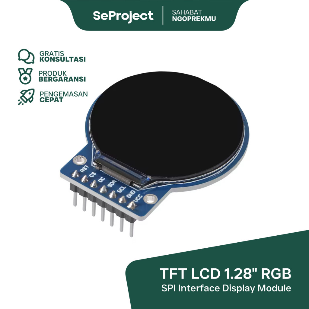 TFT LCD 1.28" 1.28 Inch RGB Round Display Module SPI Interface GC9A01