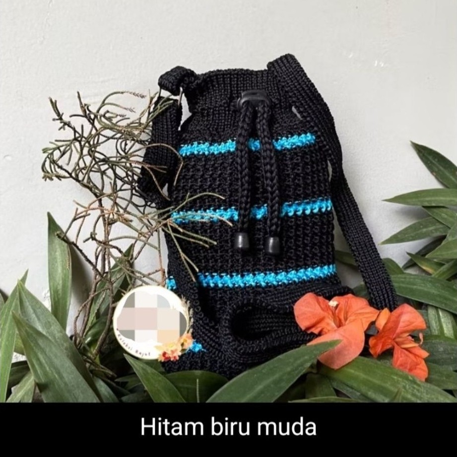 tas rajut hp, tas hp, tas rajut selempang, tas rajut murah