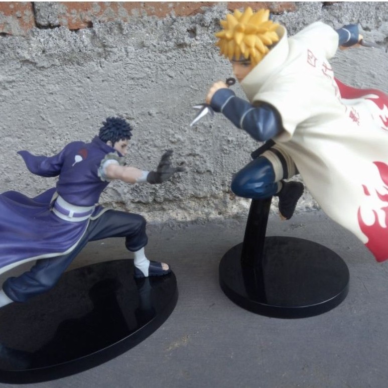 ( Set 2 Figure ) Vibration stars Minato & Obito original Bandai Banpresto Naruto