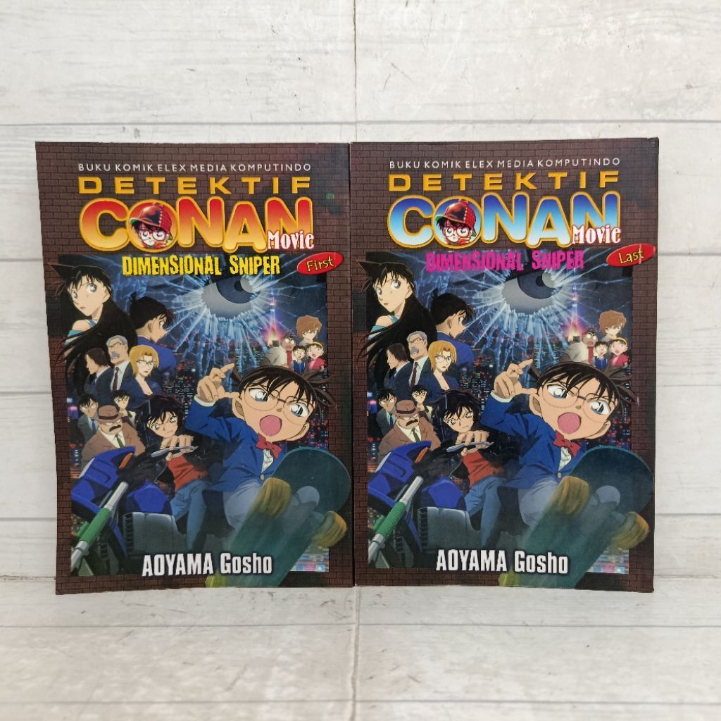 Paket 2 Komik Detektif Conan Movie Dimensional Sniper First Last Aoyama Gosho softCover
