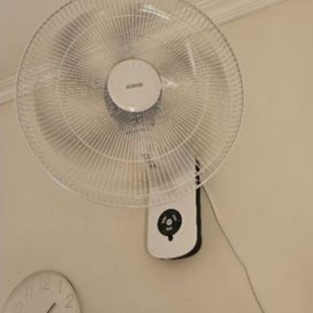 kris kipas angin dinding tembok wall fan silent 16 inc dengan remote