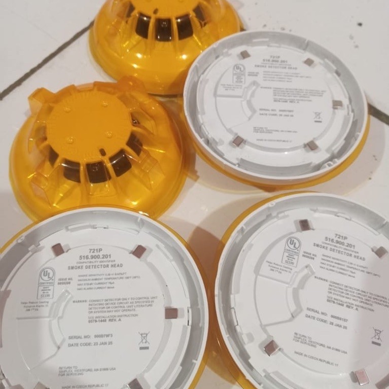 SMOKE DETECTOR SIMPLEX 721P + BASE SMOKE TYCO SIMPLEX ORIGINAL _ 1SET