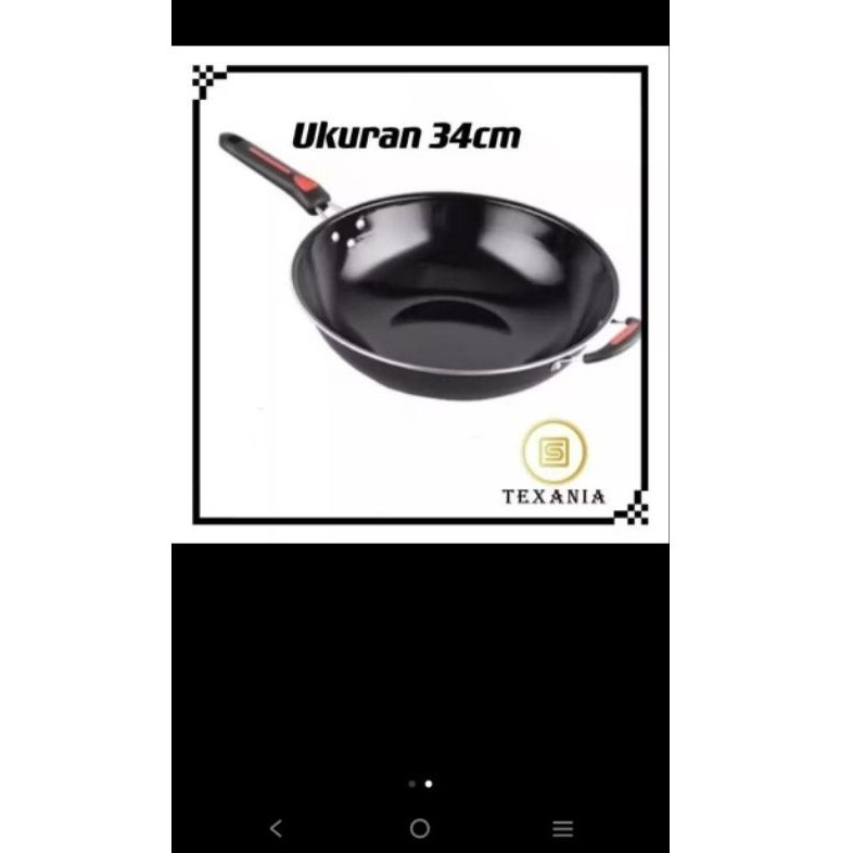 wajan gagang texania anti lengket