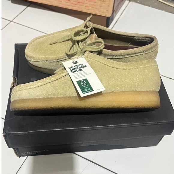 Sepatu Clarks Wallabee Second Suede Maple Ukuran 38.5