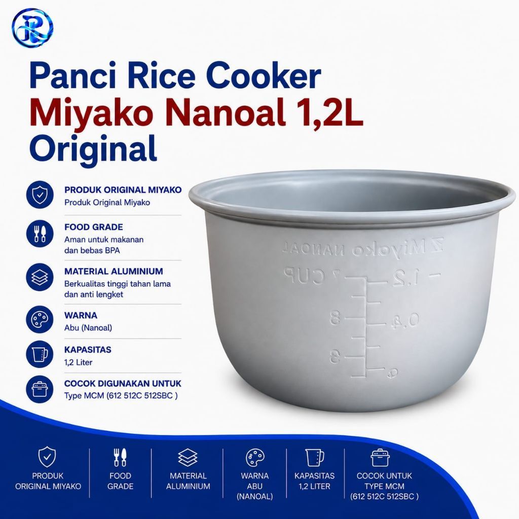 INNERPOT NANOAL / PANCI MAGIC COM MIYAKO 1.2 LITER NANOAL ORIGINAL