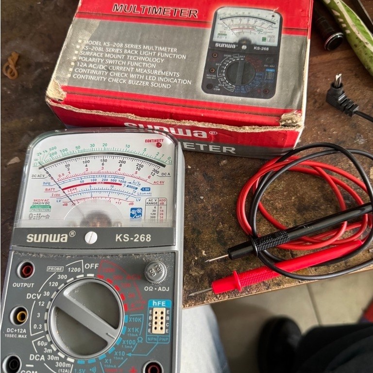MULTI TESTER MULTI METER ANALOG SUNWA KS-268