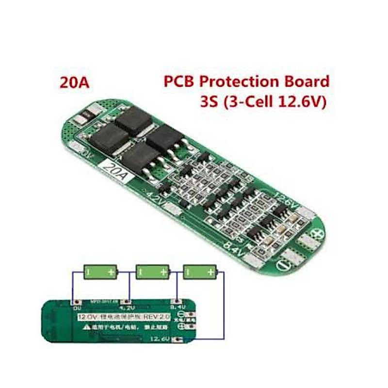 MODUL BMS 20 AMPER UNTUK BATERAI
