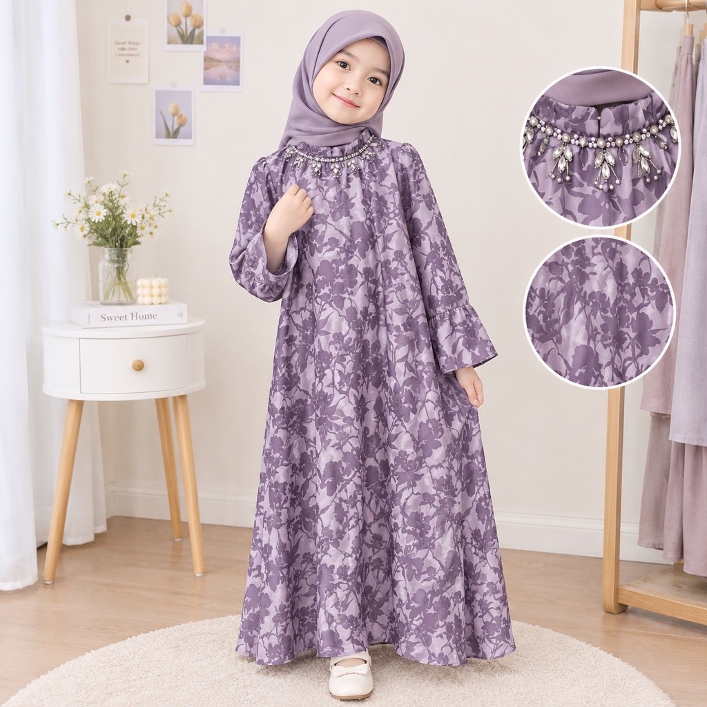 gamis anak flash sale 100 ribuan