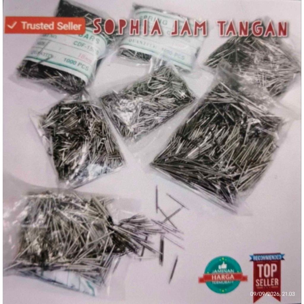 HARGA PER 10 BIJI PEN BAR SPRING BAR PENGAIT STRAP JAM TANGAN