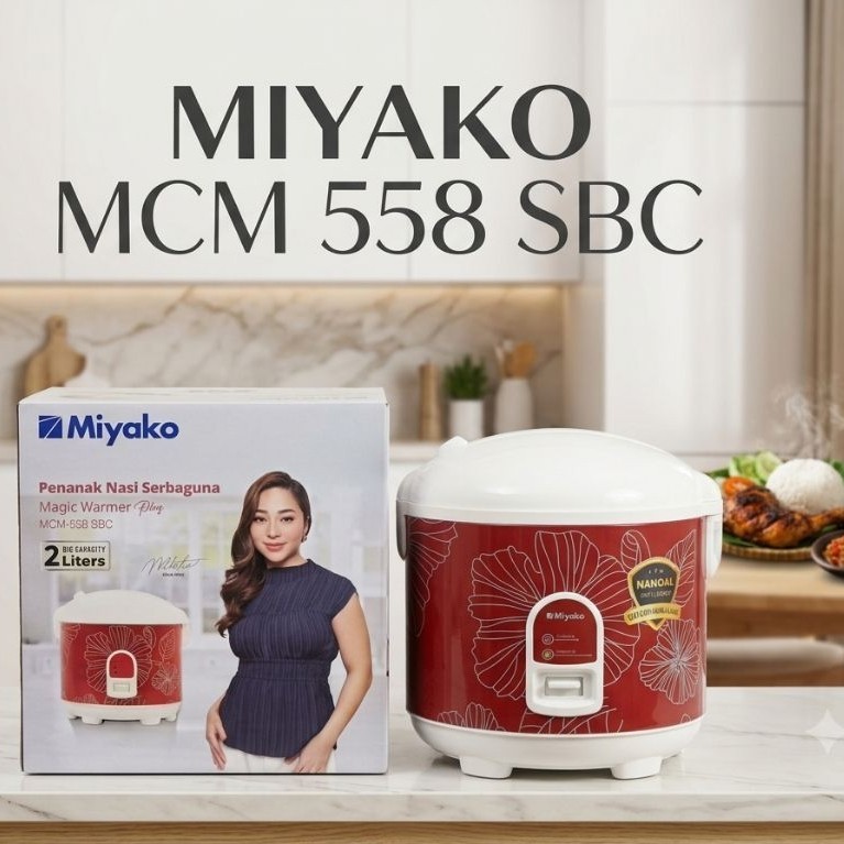 MAGIC COM MIYAKO 2 LITER  MCM 558SBC