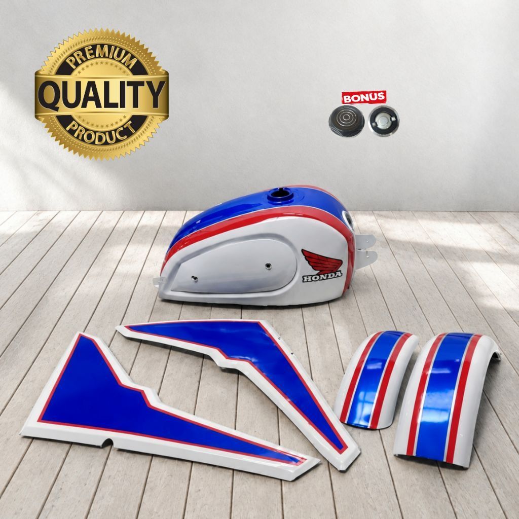 (PROMO) Paket Hemat Body Tangki Cat Motor CB150R CB150 Ducati Scrambler Custom injeksi Motif 3 in 1