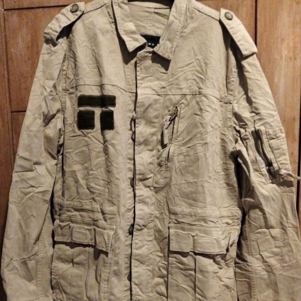 Zara Field Military Jacket, L