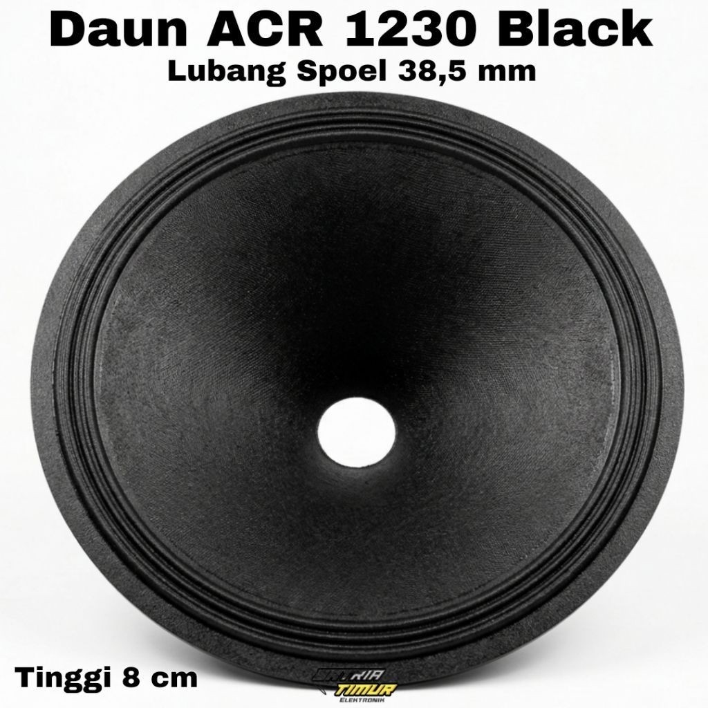 Daun cone konus speaker sepiker speaker spk ACR 1230 Black Fullring 12 inch 12in 12 in 12 inch