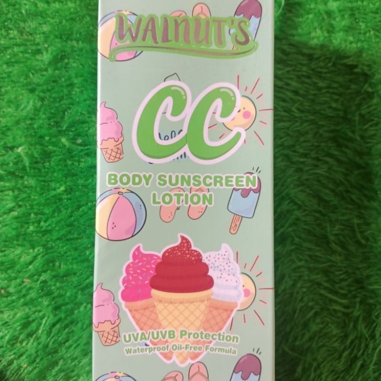 WALNUT'S CC BODY SUNSCREEN LOTION LOKAL ORI 200ml