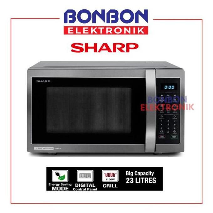 Sharp Microwave Grill J-Tech Inverter Oven 23L R-650Gx(Bs) / 25L R-751Gx(Bs) /  28L R-753Gx(Bs) Digi