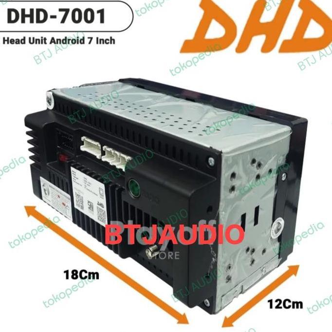 Ready HEAD UNIT TAPE TV MOBIL DOUBLE DIN ANDROID DHD LAYAR 7 INCH + KAMERA Non Cod