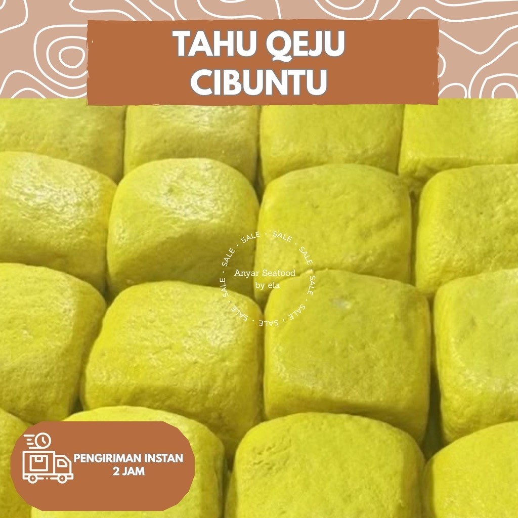 tahu kuning qeju 10pcs tahu cibuntu tahu kuning tahu keju fresh pengiriman instan bandung