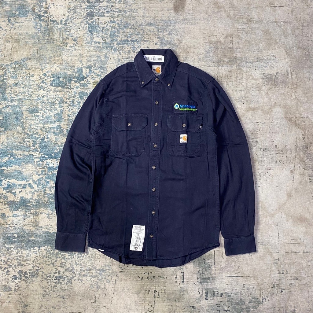 KEMEJA CARHARTT FR 294-20 NAVY BLUE ORIGINAL
