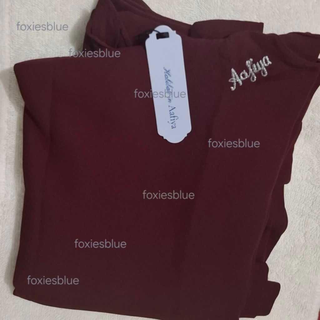 HAYYA KHIMAR AAFIYA BURGUNDY REGULER KHIBAN