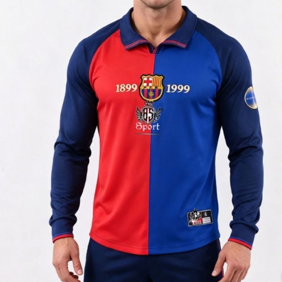 Long Sleeve/LS Retro | Jersey Retro LS Barsha Centenary 1999 Grade Ori/Jersey GO/Jersey Import/Jerse