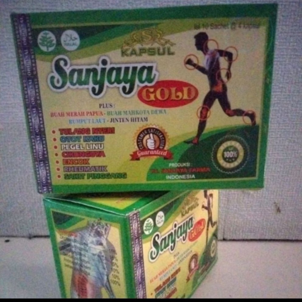 kapsul asam urat Sanjaya Gold