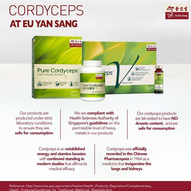 Eu Yan Sang - Pure Cordyceps 90 Capsules