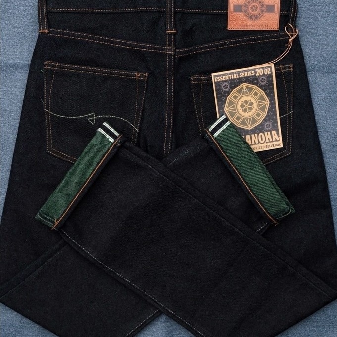 WARPWEFT COMPANY - HEMP DENIM ASANOHA MIDORI 20oz