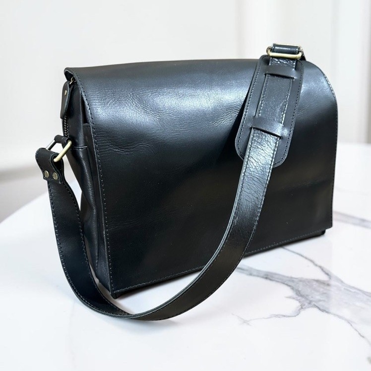 Tas Unisex Cowo Cewe Pria Wanita Kulit Asli Selempang Sandangbahu Bahu Kim Bag v2 Genuine Leather Sh
