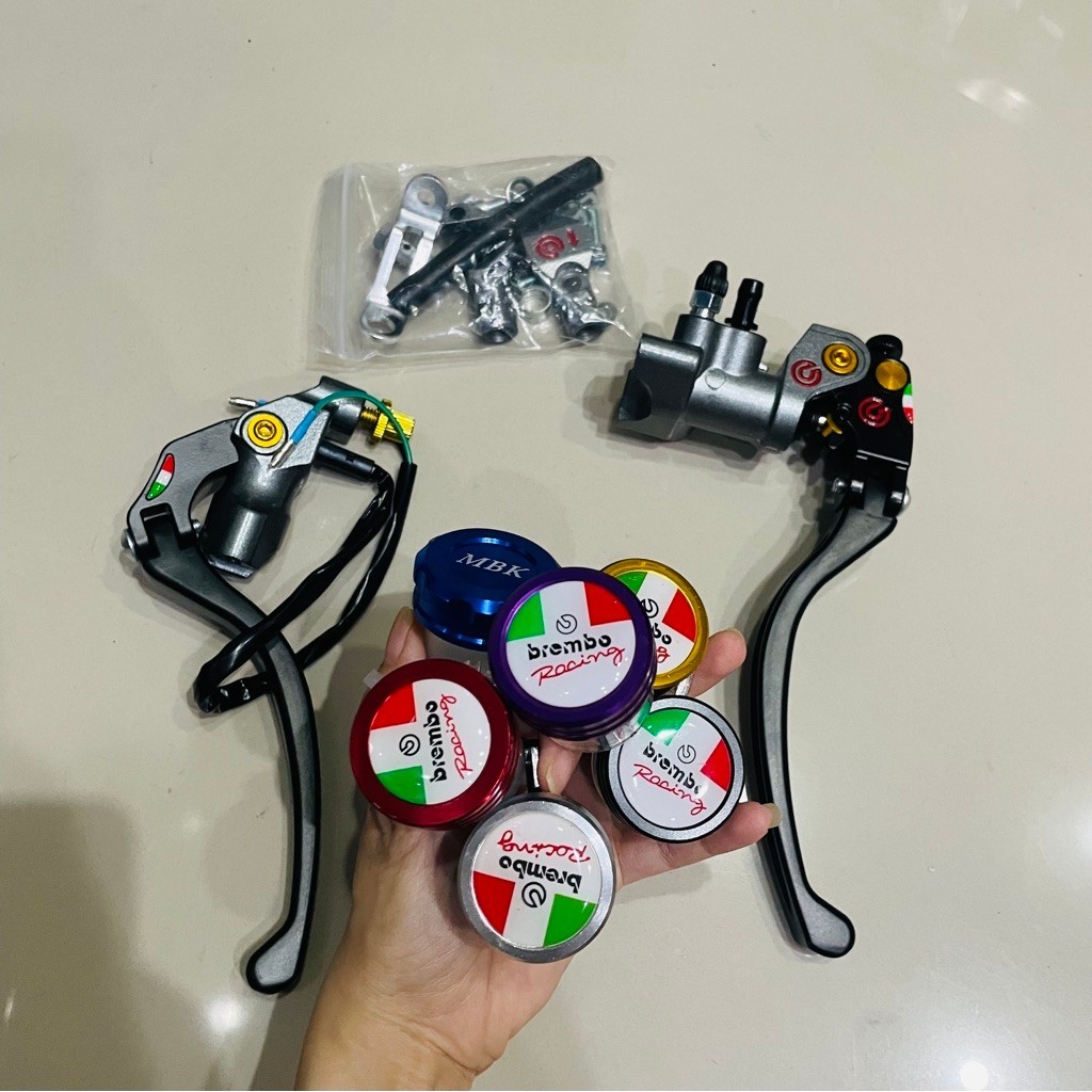 [ Promo Free Minyak Rem ] Master Rem Lipat Tekuk Izumi Series Tabung Kecil Cocok Semua Motor 1 Cakra