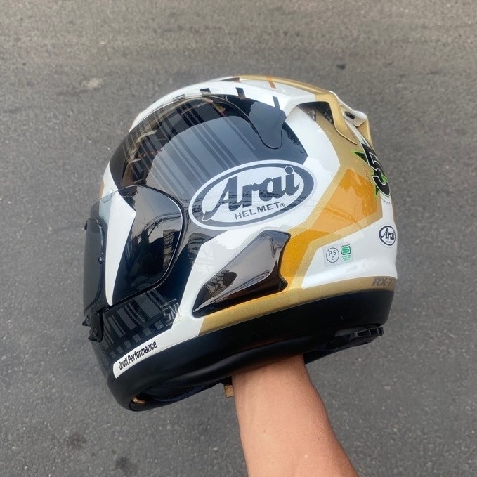 ARAI RX7X JONATHAN REA GOLD EDITION