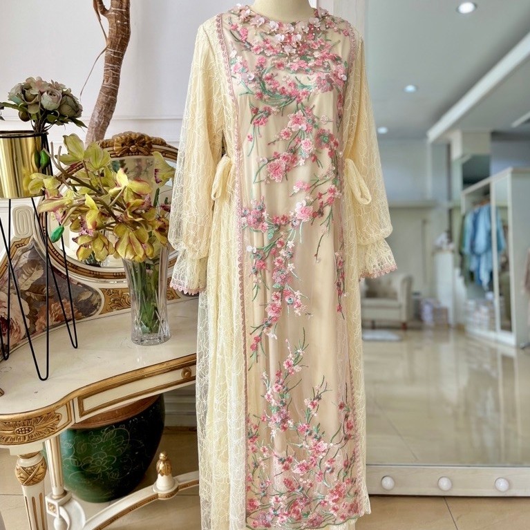 Makaio - BUTTER YELLOW - Dress Butter Yellow-Pink