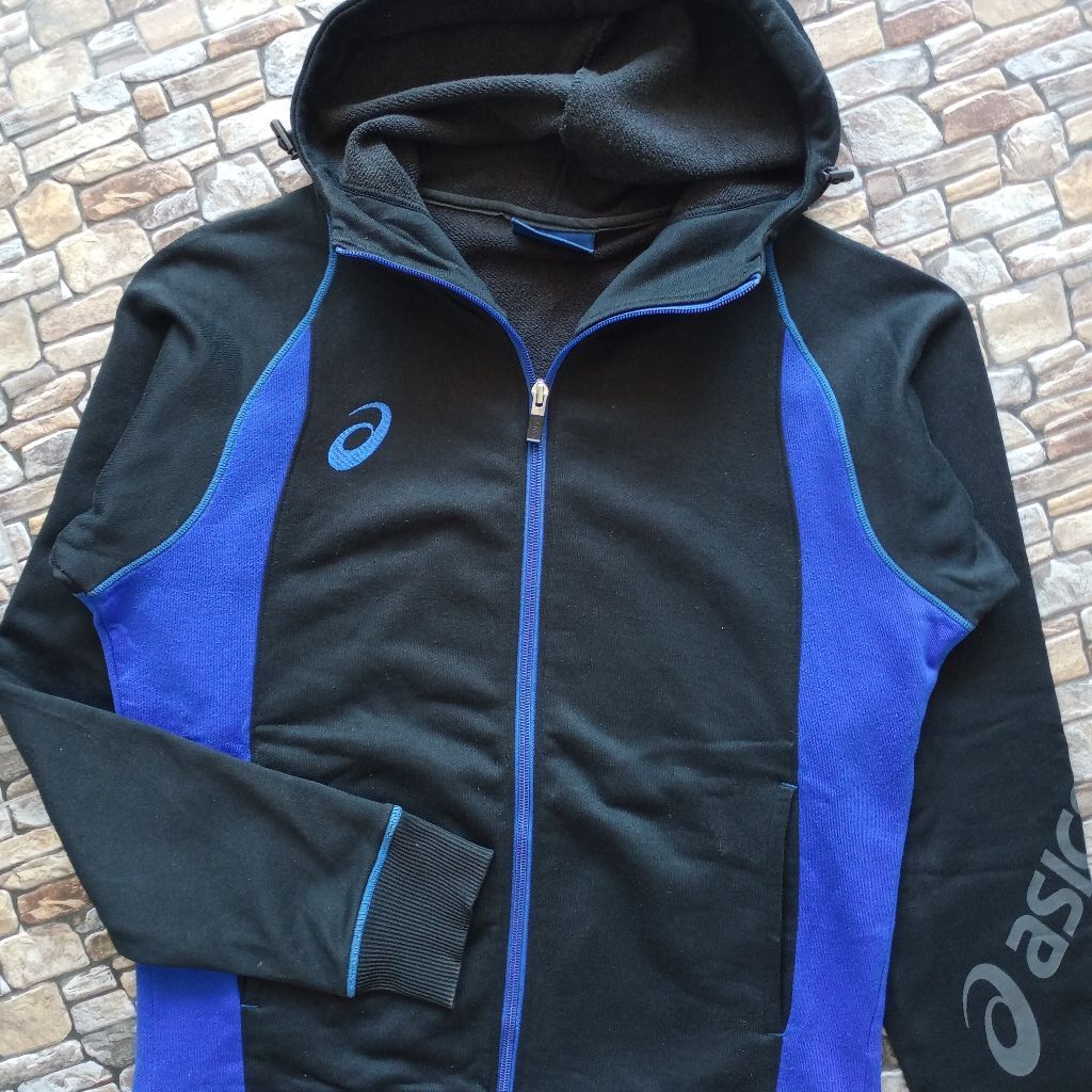 Jaket Hoodie ASICS original preloved size L