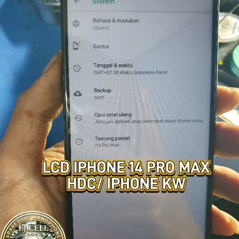 LCD Ip 14 Pro Max HDC/ Ip kw Original Copotan Tested Dari HP Hidup