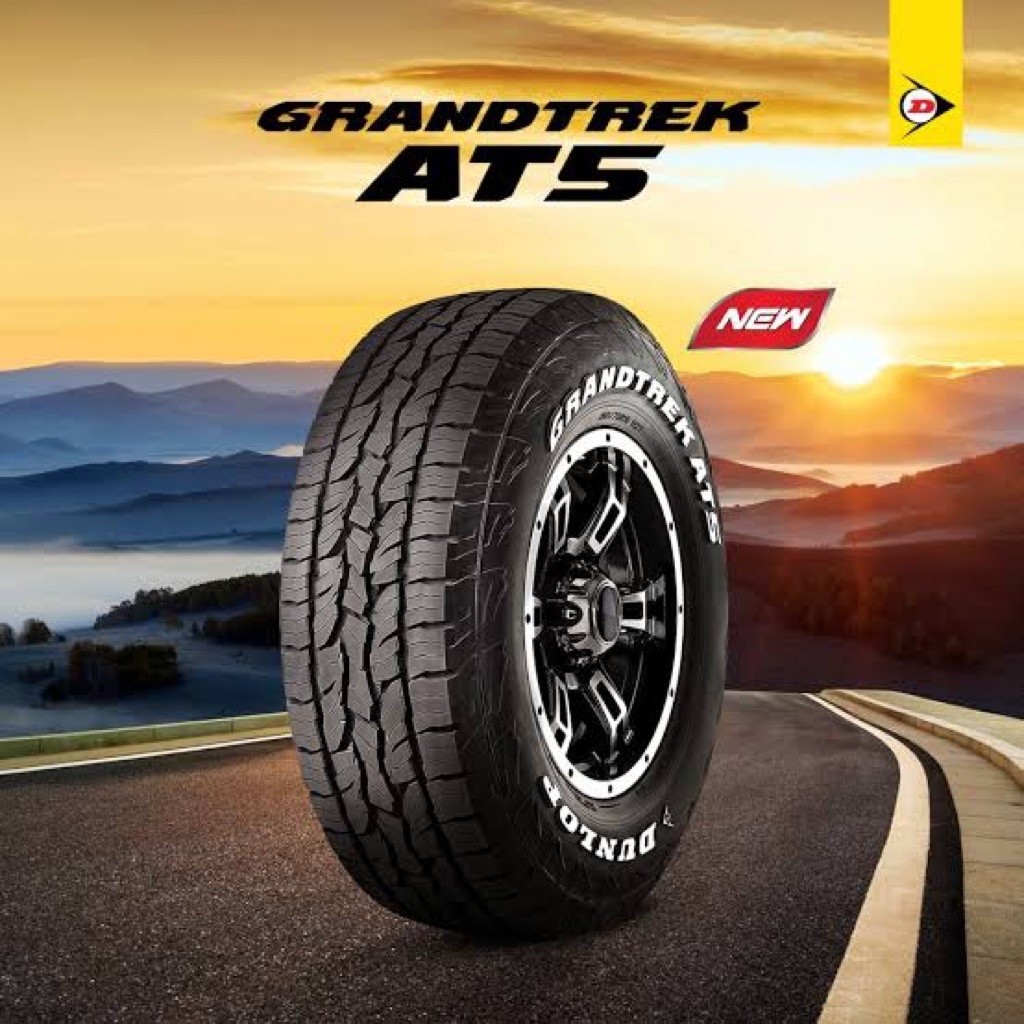 Ban mobil 245/70 r16 Dunlop Grandtrek AT5 ukuran 245 70 16 Dunlop AT 5 size 245/70r16