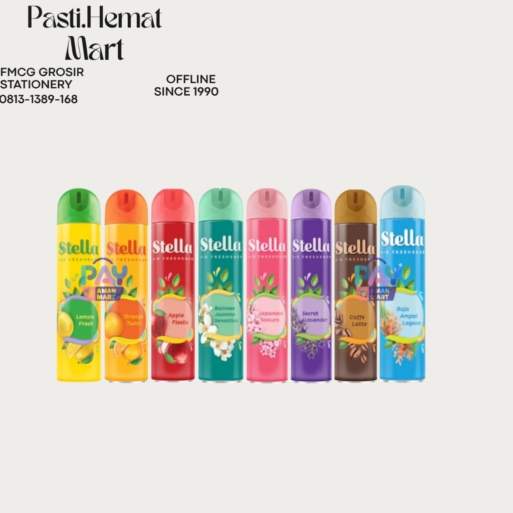 Stella Spray 175ML | Stella Pengharum Ruangan Spray 175ML