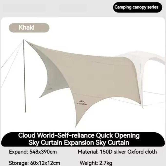 EXTEND FLYSHEET NATUREHIKE BUAT SHELTER TENT NATUREHIKE