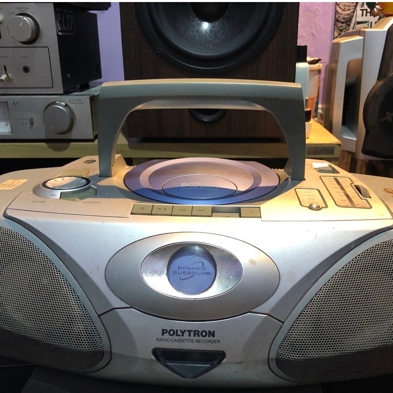Radio Tape Compo Polytron Boxer BX 500P Suara Mantap