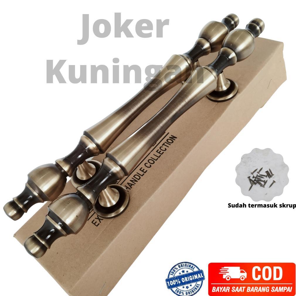 Handle pintu rumah kuningan dahlia antik / gagang pintu rumah / tarikan pintu rumah / handle pintu k