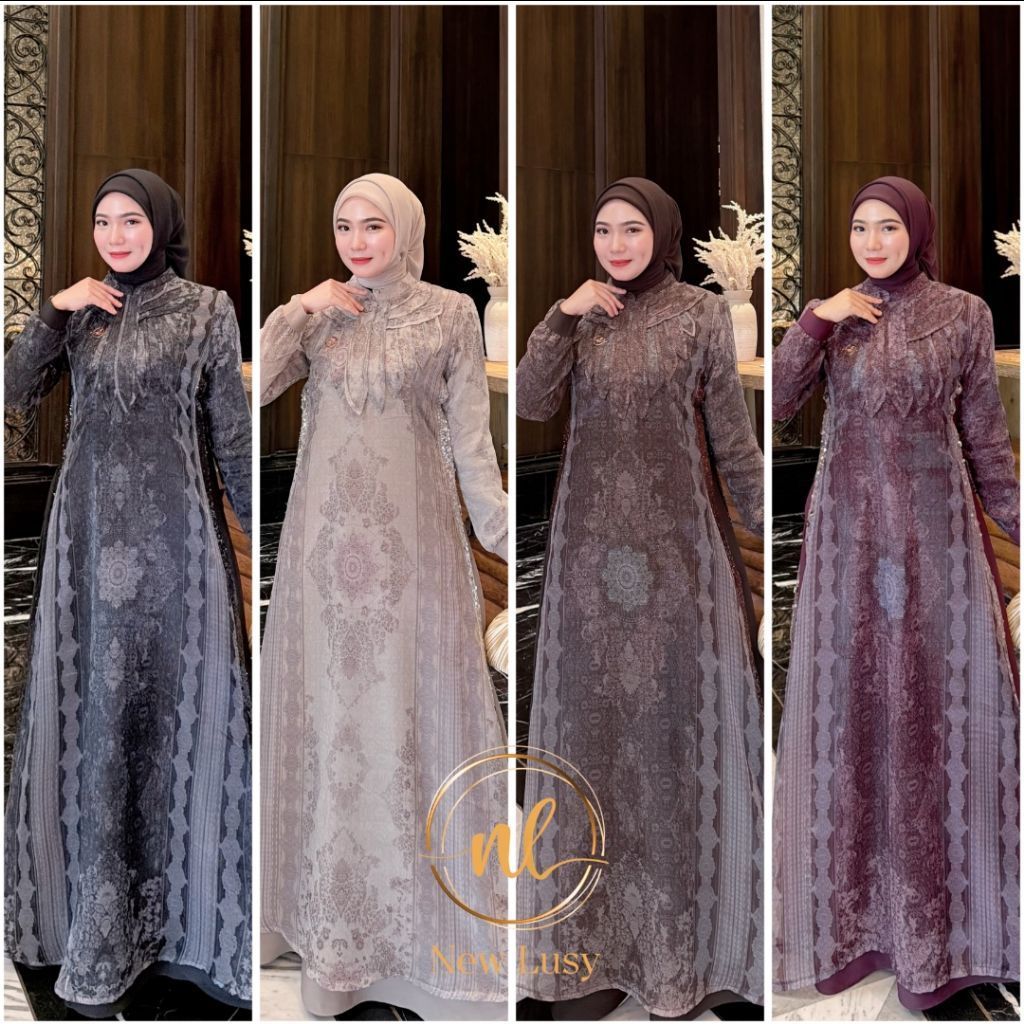 Quenzy dan Aurelia Dress // GAMIS TERBARU Newlusy