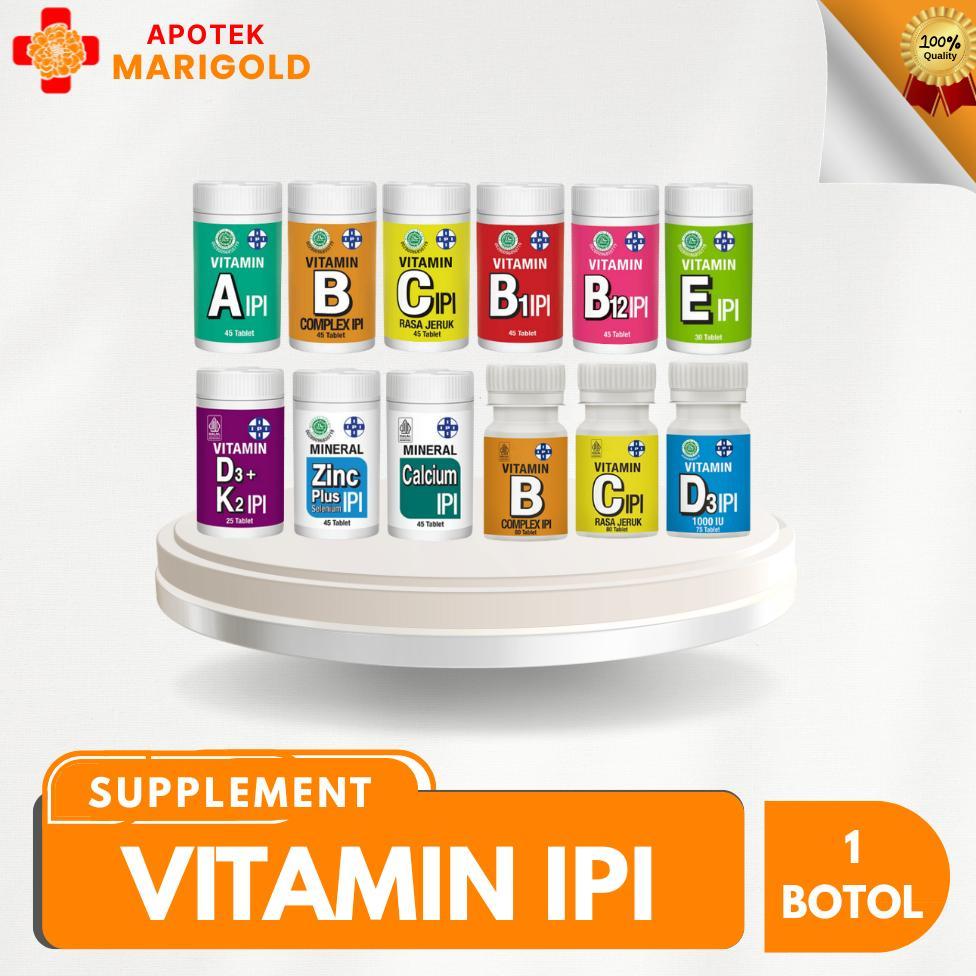 Vitamin IPI - Vitamin A, B1, B Complex, B12, C, E,  Zinc Plus Selenium