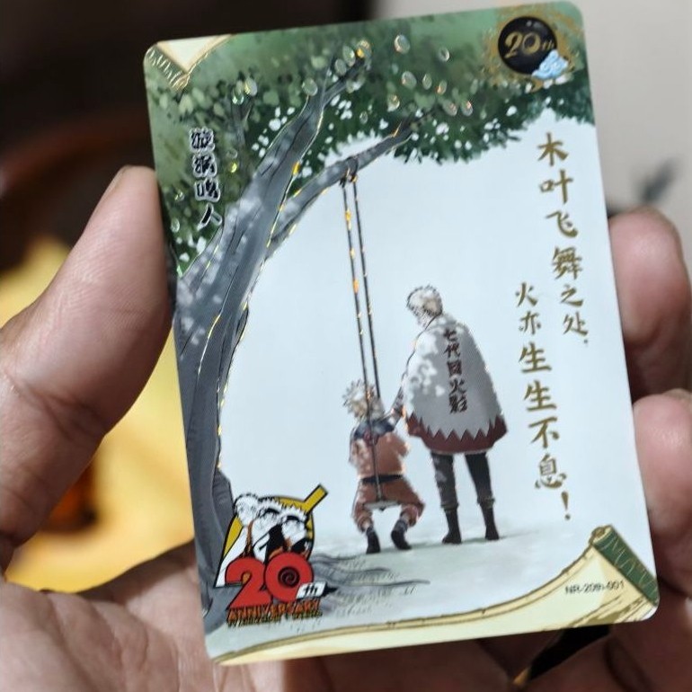 kartu ccg naruto kayou 20th special anniversary pohon PR 001 original free topload